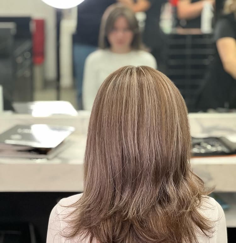 Balayage & treatment, after