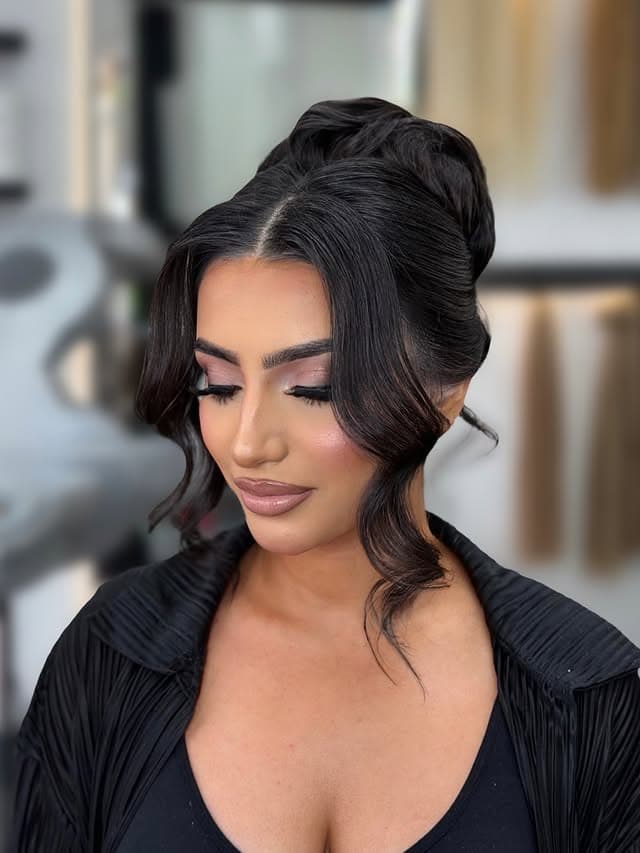 Polished glam styling