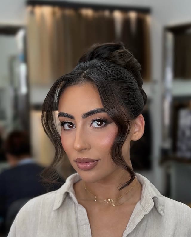 Polished updo